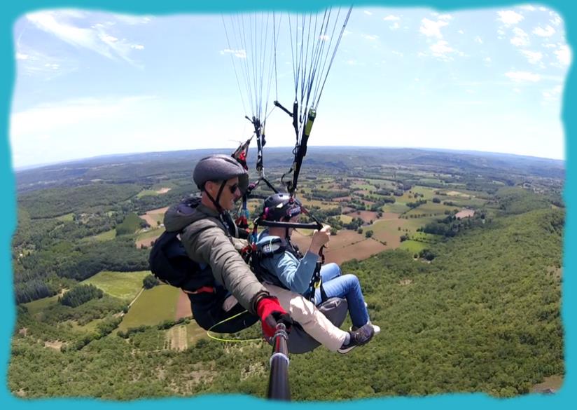 Bapteme parapente Lot Correze Dordogne