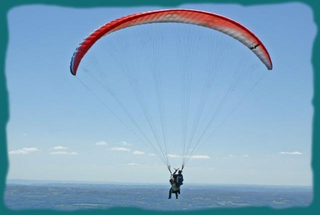 bapteme parapente dans le lot